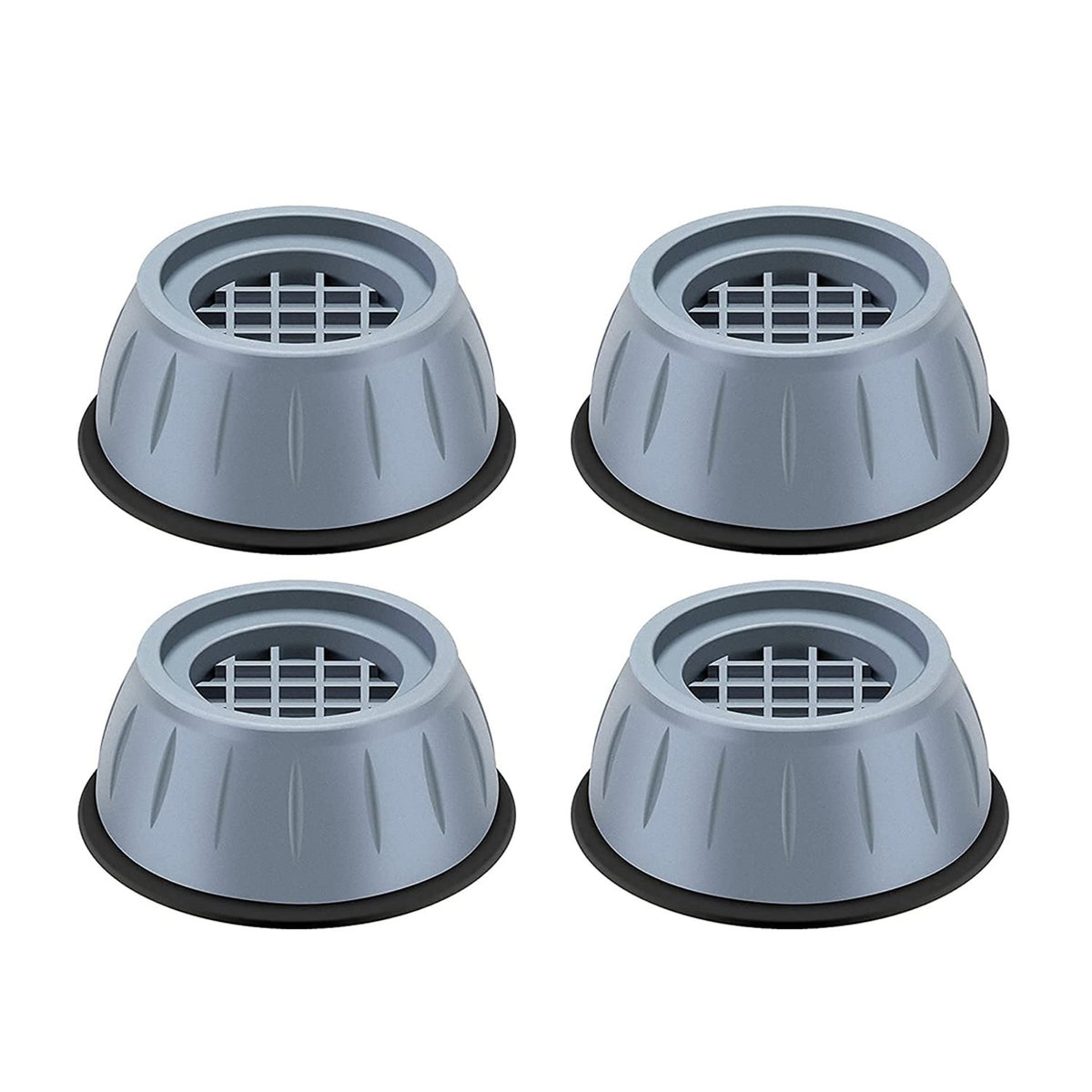 Anti Vibration Pads With Suction Cup Feet - Shock Absorbing Feet For Washing Machine & Appliances