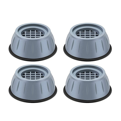 Anti Vibration Pads With Suction Cup Feet - Shock Absorbing Feet For Washing Machine & Appliances